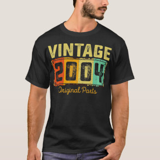 Vintag 2004 Original Parts Retro 17. Geburtstag un T-Shirt