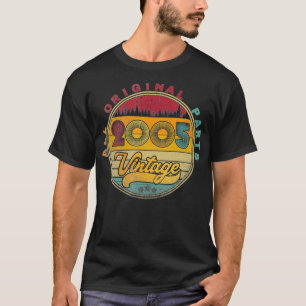 Vintag 2005 17. Geburtstagsgeschenk 17 Jahre alte T-Shirt