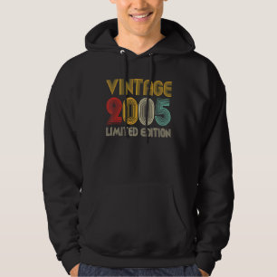 Vintag 2005 17 Jahre alt 17. Geburtstag Hoodie