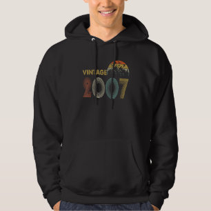 Vintag 2007 15. Geburtstag 2007 15 Jahre Hoodie
