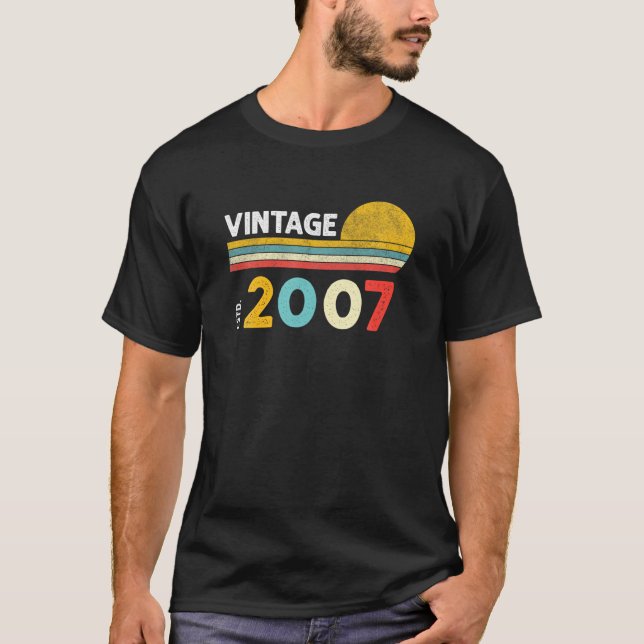 Vintag 2007 T-Shirt (Vorderseite)
