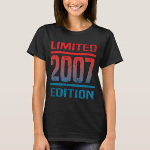Vintag 2007 u 2013 2007 Geburtstag T-Shirt