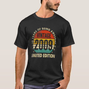 Vintag 2009 13. Geburtstag 13. T-Shirt