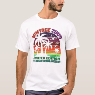 Vintag 2009, 13. Geburtstag, Teen Boys Girls, 13 Y T-Shirt