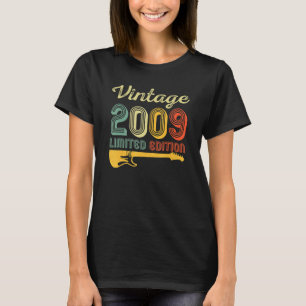 Vintag 2009 Geburtstagsgitarre 13. Geburtstag 13.  T-Shirt