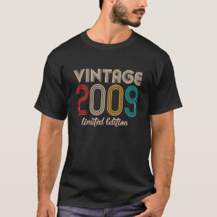 Vintag 2009 Limited Edition 13. Geburtstag 13 T-Shirt