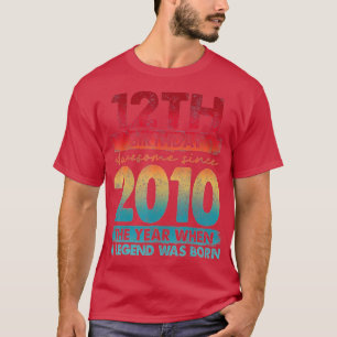 Vintag 2010 Limited Edition 2010 12 Jahre alt 12 J T-Shirt
