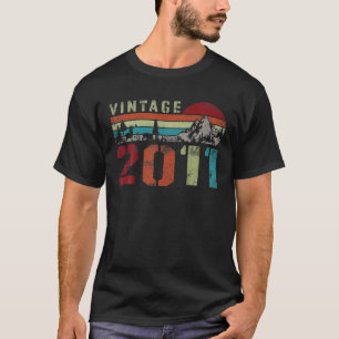 Vintag 2011 11 Jahre alt 11. Geburtstag T-Shirt Li