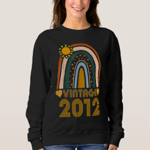Vintag 2012 10 Jahre alte Männer und Frauen 10. Ge Sweatshirt