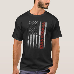 Vintag 2012 10 Jahre alte Männer und Frauen 10. Ge T-Shirt
