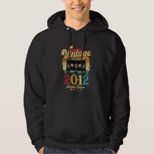 Vintag 2012 Retro 13. Geburtstag 13 Jahre alter Fa Hoodie
