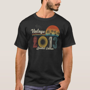 Vintag 2013 10. Geburtstag 10 Jahre alt T-Shirt