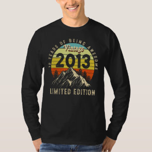 Vintag 2013 10. Geburtstag 10 Jahre alt T-Shirt