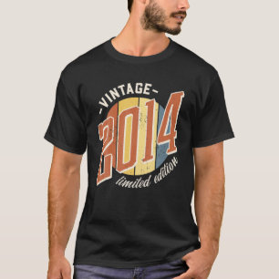 Vintag 2014 Geburtstag Jahr Limited Edition 8 Jahr T-Shirt