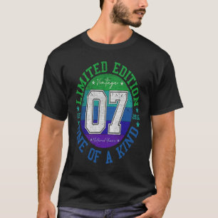 Vintag 2016 7 Jahre alt 7. Geburtstag T-Shirt