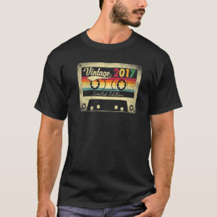 Vintag 2017 5. Geburtstag Gif Retro T-Shirt