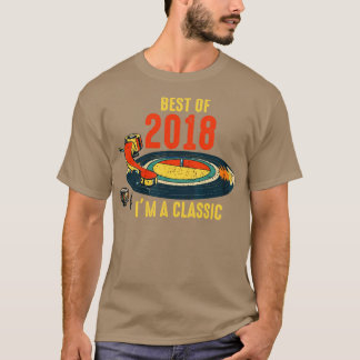 Vintag 2018 Geburtstag Shirt Retro 18 Geburtstag S