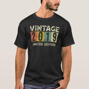 Vintag 2019 Limited Edition 3. Geburtstag T-Shirt