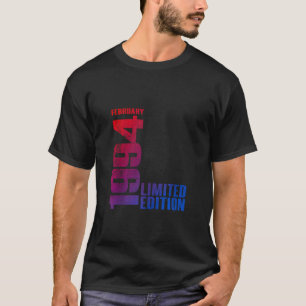 Vintag 30 Geburtstag I Limited Edition Februar 199 T-Shirt