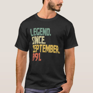 Vintag 30 Jahre alt - Funny Legend seit September T-Shirt