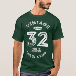 Vintag 32 Jahre Geburtstag T-Shirt