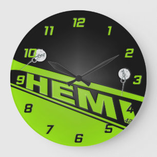 Vintag 426 Hemi Design Uhr grün