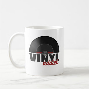 Vintag 45 U/min Vinyl Record Kaffeemaschine Tasse 