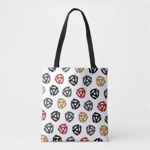 Vintag 45 U/min Vinyl Record Tote Bag - Retro Musi