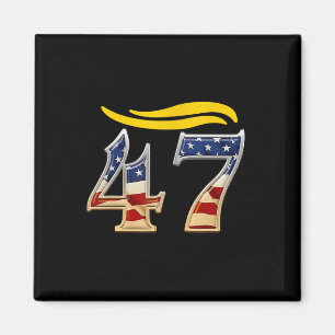 Vintag 47 Trump-Haar 3 Magnet