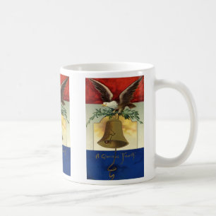 Vintag 4. Juli mit Eagle und Liberty Bell Tasse