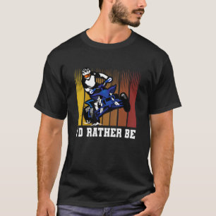 Vintag 4-Rad Quad AT Ich möchte lieber T-Shirt
