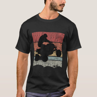 Vintag 4 Räder Retro-Flying ATV Quad Rider T-Shirt