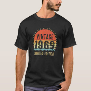 Vintag 52. Geburtstag Retro Geboren 1969 Männer Fr T-Shirt