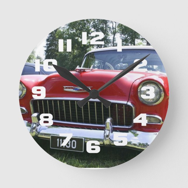 Vintag 56 Chevy Mittlere Uhr (Vorderseite)