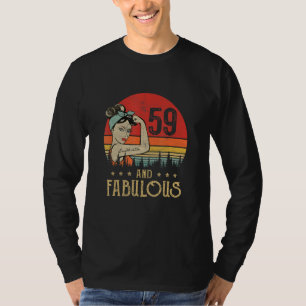 Vintag 59 Jahre alt Geburtstag und prächtig 59. T-Shirt