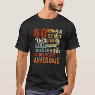 Vintag 60. Geburtstag 60 Jahre Hochzeitstag T-Shirt