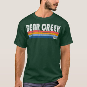 Vintag 70er 80er Style Bear Creek, AK Premium1990 T-Shirt