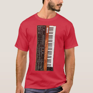 Vintag 70er Keyboard Synthesizer T-Shirt