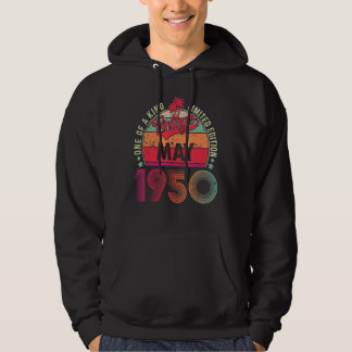Vintag 72. Geburtstag Phantastisch seit Mai 1950 1 Hoodie
