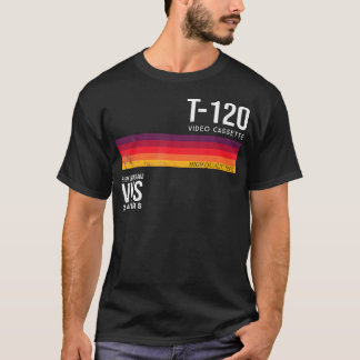 Vintag 80er-Videokassettenband VHS T - Shirt