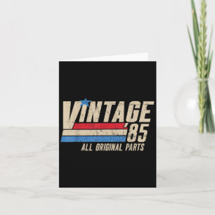 Vintag 85 Retro 40. Geburtstag 1985 Vater 40 für M Karte