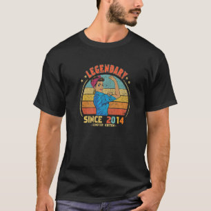 Vintag 8. Geburtstag seit 2014 Geburtstag T-Shirt