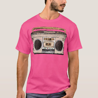 Vintag 90S Hip Hop Radio Ghetto Blaster Angesagt T-Shirt