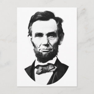 Vintag Abe Lincoln Postkarte