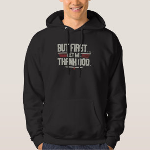 Vintag, aber zuerst Ließ mir Gott Christlich für m Hoodie