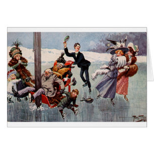 Vintag - Ablenkung beim Eis,