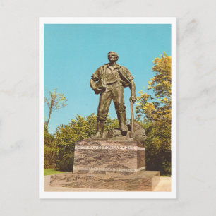 Vintag Abraham Lincoln Postkarte