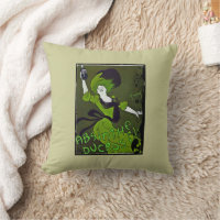 Vintag Absinthe Ad Kissen