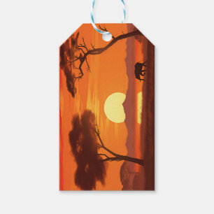 Vintag African Safari Geschenkanhänger