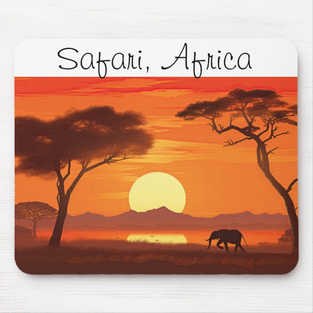 Vintag African Safari Mousepad (Vorne)